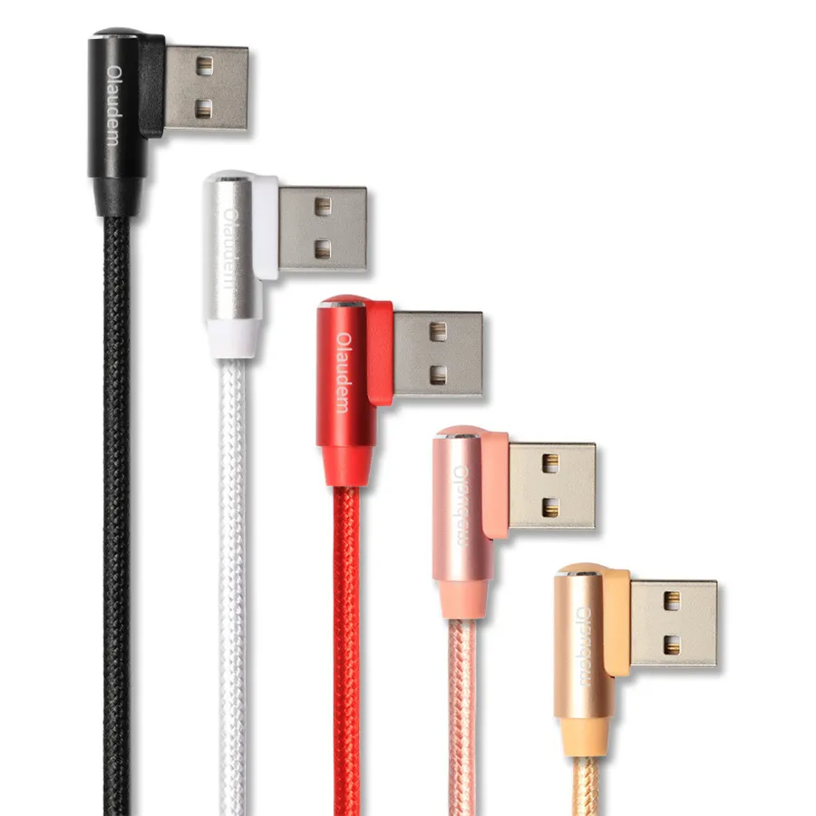 Шейные скобки... плетеный нейлоновый 90 градусов кабель USB C для huawei P10 Быстрая