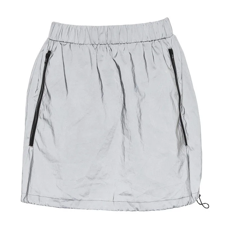 Круглый вырез длинный рукав Женский комплект 2 шт. укороченный на молнии