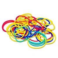 the whole set of assorted braiding bands trick elastic rubber band cream color magic props accessories