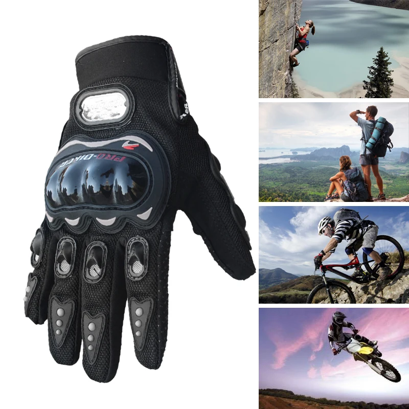 Motorcycle Gloves Full Finger Men Moto Cycling Motocross Protective Guantes Luvas Knight gant for moto | Автомобили и мотоциклы