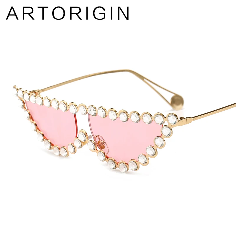 ARTORIGIN брендовые роскошные солнцезащитные очки для женщин Кошачий глаз стильный