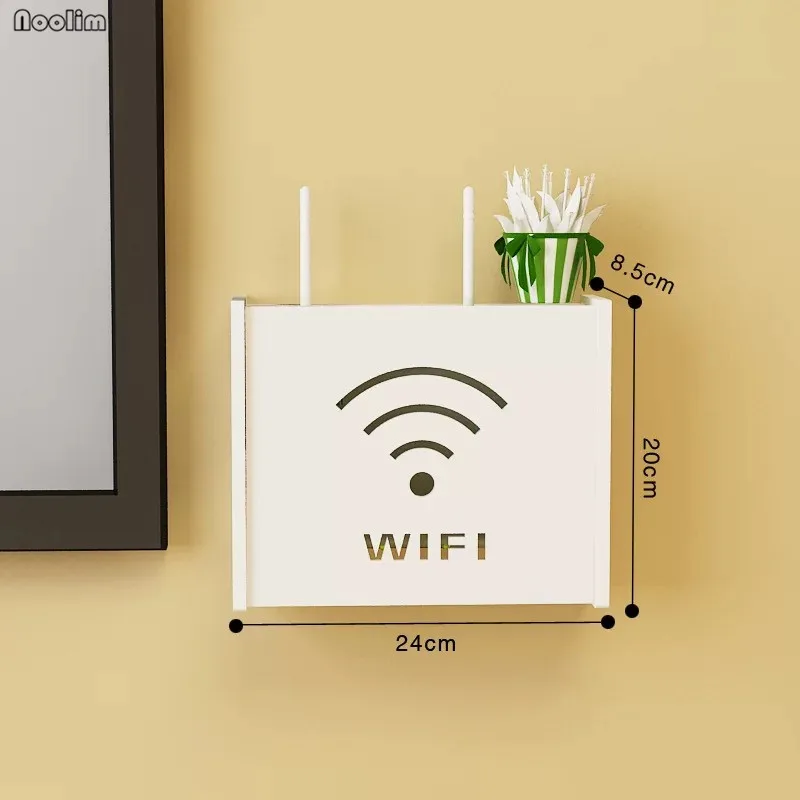 Настенный простой белый беспроводной Wi-Fi в скандинавском стиле коробка