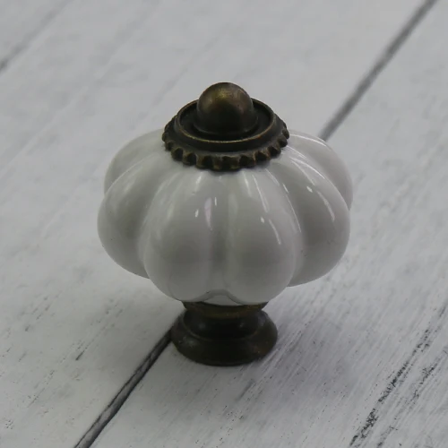 

1x ручки для кухонного шкафа, керамические ручки для ящиков, шкафа, комода, мебельная дверная ручка, фарфоровые ручки с тыквой