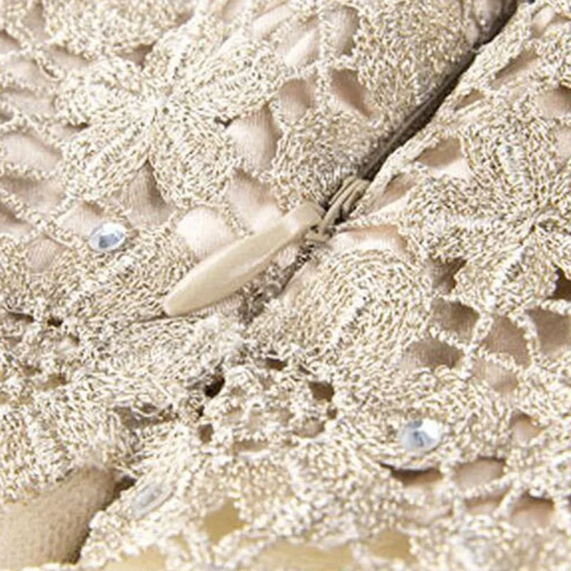 Детское летнее платье для свадебной вечеринки маленьких девочек Кружевное