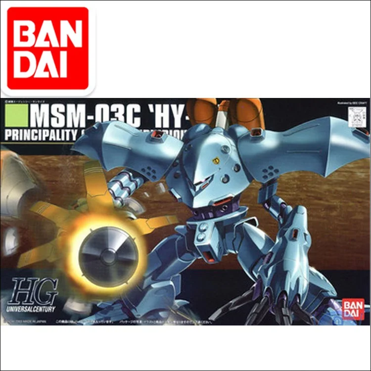 Японский Gundam Модель HG 1/144 MSM 03C Hy Gogg HGUC мобильный костюм детские игрушки BANDAI|Наборы