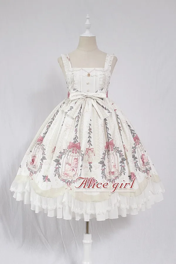 

Original Japanese Lolita Cosplay Princess Dress Sweet Pendant Wave Ruffled Dress