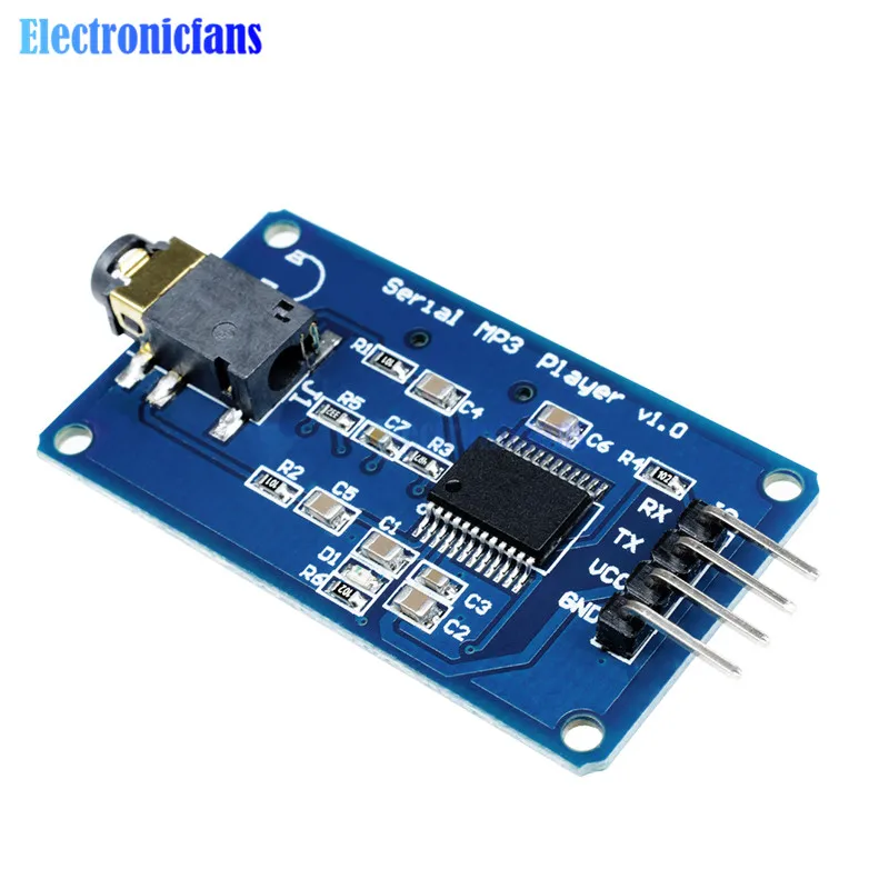 YX5300 UART TTL модуль последовательного управления MP3 музыкальный плеер с поддержкой