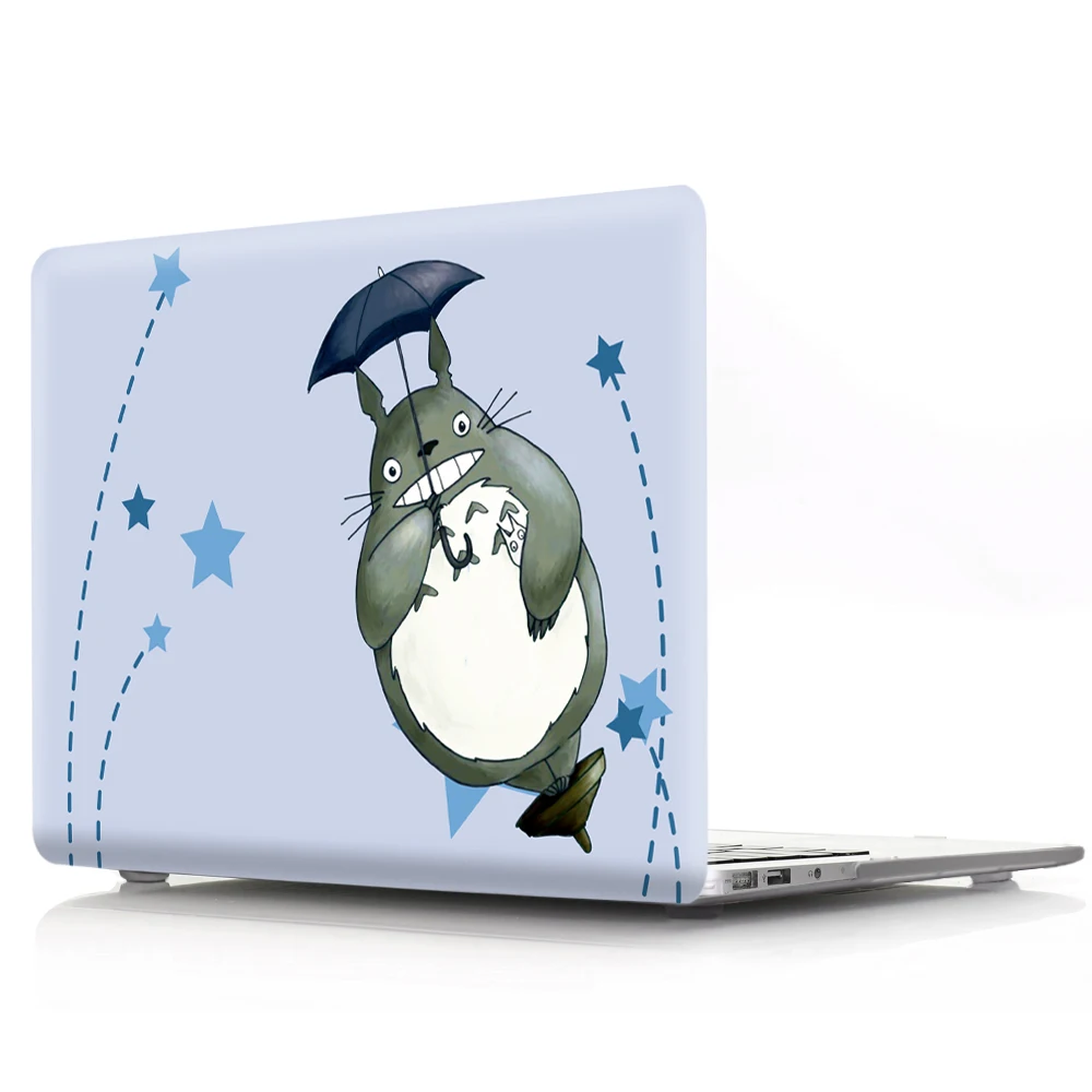 Чехол для ноутбука с цветной печатью Тоторо для Macbook Air 11 13 Pro retina 12 13 15 дюймов для New Air 13 или New Pro 13 15
