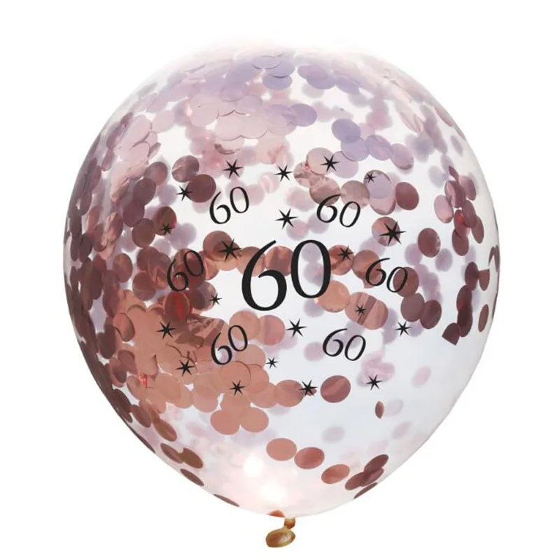 Флуоресцентный желтый 30, 40, 50, 60, 70, 80 лет, воздушные шары для дня рождения, украшения для дня рождения, для взрослых, для юбилея, шары S1YN - Цвет: Флуоресцентный желтый