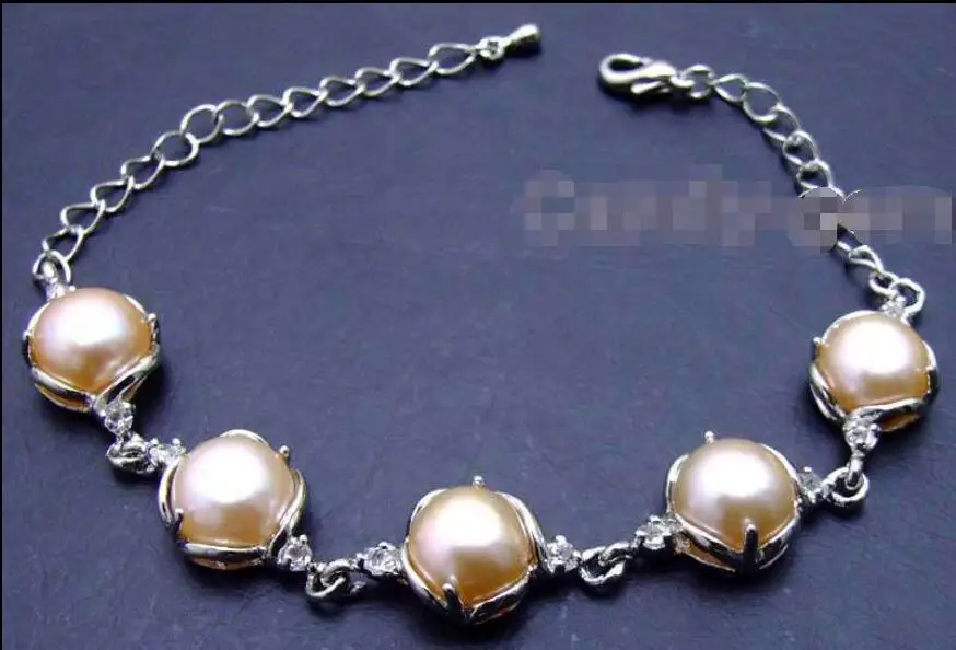 Бесплатная доставка&gt Распродажа Большой 9-10 мм розовый натуральный супер блеск