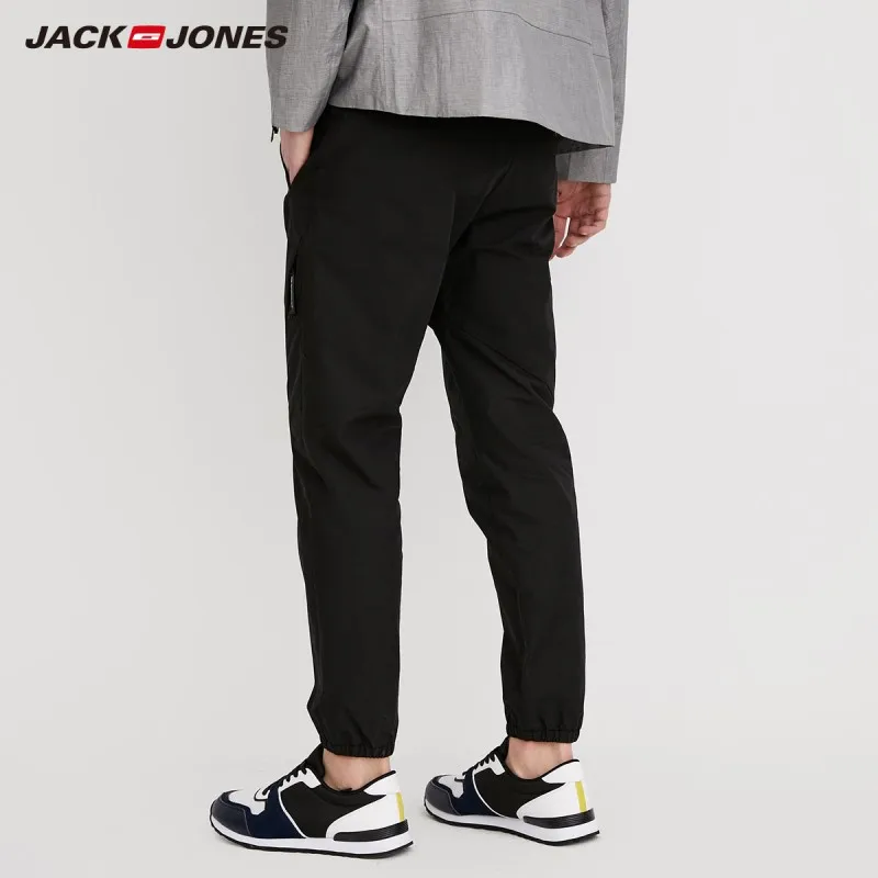JackJones мужские хлопковые брюки с эластичной резинкой на талии Мужская одежда 2019