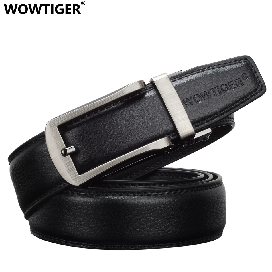 WOWTIGER мужские кожаные ремни высокого качества роскошные брендовые дизайнерские