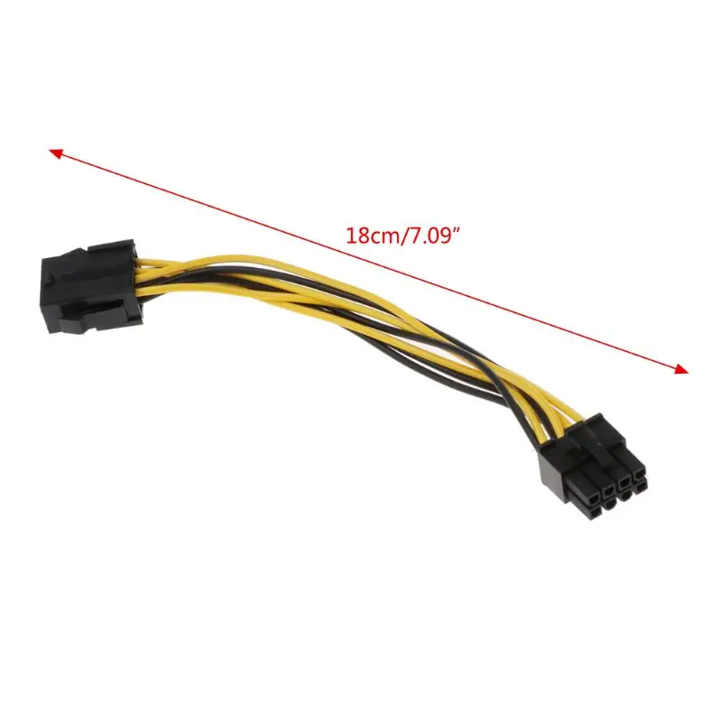 8 Pin до ATX EPS штекер гнездо удлинитель питания PSU материнская плата кабеля
