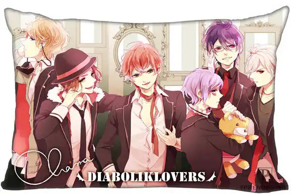 На заказ Diabolik. Lovers. Привидениями. Темные прямоугольные Наволочки на молнии Наволочки 35x45,40x60 см(односторонний принт) 180516-15 - Цвет: Rectangle Pillowcase