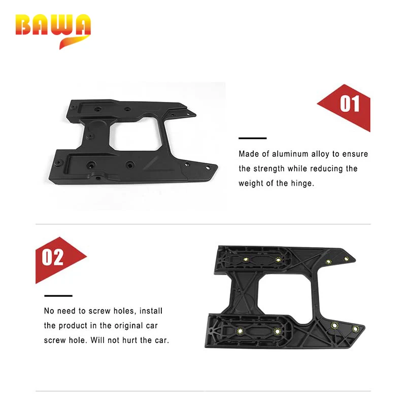 BAWA запасная шина монтажный комплект для Jeep Wrangler JL задняя дверь запасная консоль с шиной аксессуары для Jeep Wrangler jl