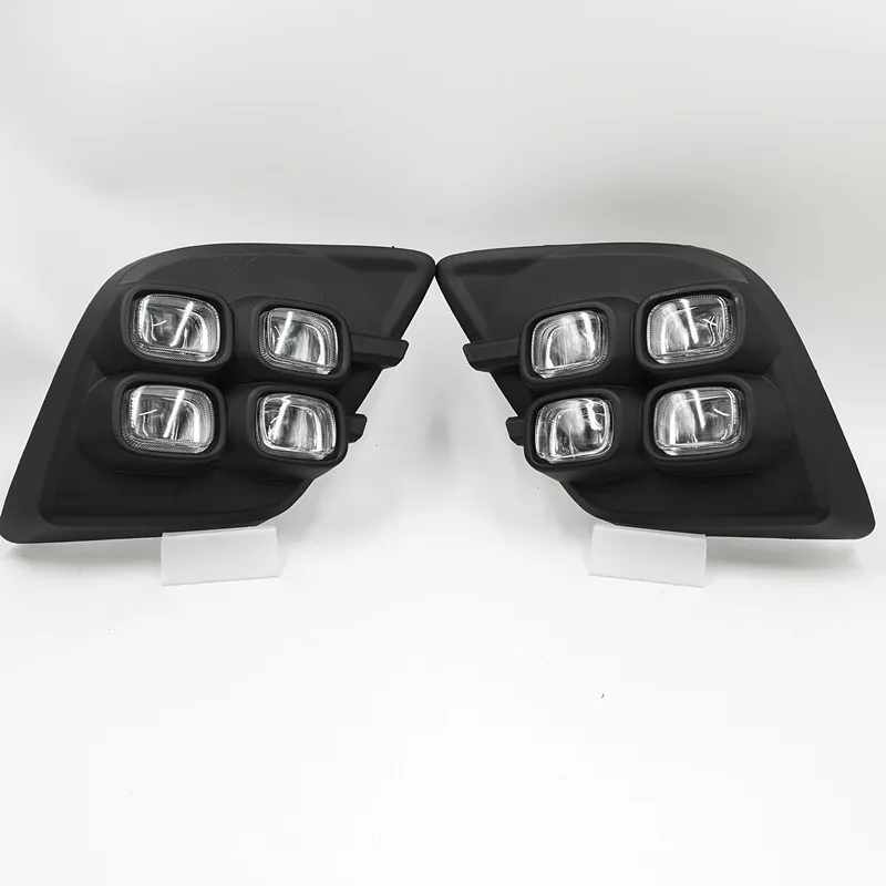 Model A CSGJMY 2 шт. для Toyota Hilux Revo Vigo светодиодный DRL дневные ходовые огни Дневные Противотуманные фары декоративные сигнальные лампы - Цвет: Model A