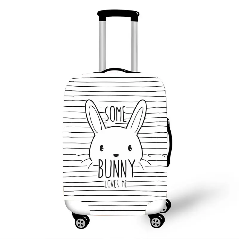 pxt cartoon12 Чехол для костюма с рисунком панды и собаки, защитный чехол, милый единорог, чехол на колесиках, сумка для багажа, чехол для девочек и мальчиков, аксессуары для путешествий - Цвет: pxt cartoon12