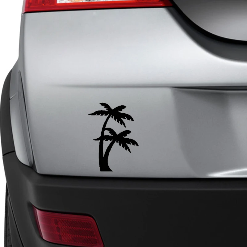 QYPF 10 5 см * 14 3 пальмовые деревья автомобильный Стайлинг для автомобиля наклейка на