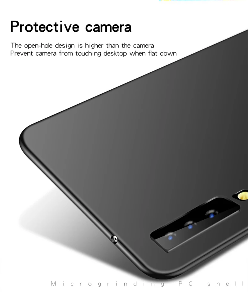 Для гладкой крышки samsung Galaxy A7 чехол ультра-тонкий жесткий PC защитный чехол s для samsung Galaxy A7 A750 HATOLY