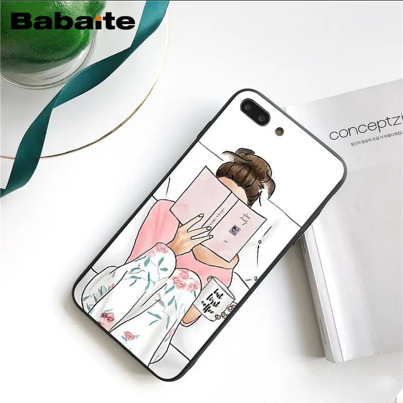 Женская кофейная телефонная застежка VOGUE Queen Princess Girl boss для iPhone 12 11 Pro 11Pro Max 8 7 6 6S Plus
