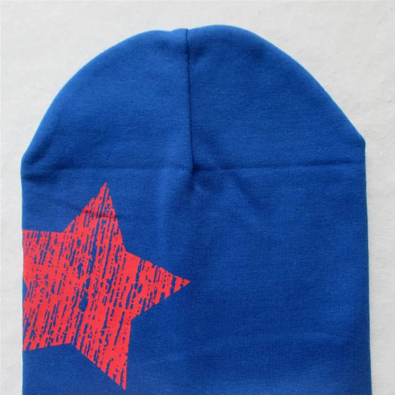 MUQGEW 2017 Hot Selling New Fashion 3 Colors Baby Hat Print Star Beanie For Boys Girls Cotton Knit Children Winter Hats | Детская одежда