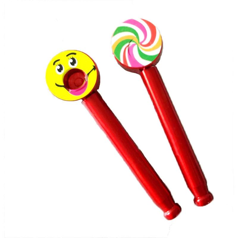 Lollipop металлическая трубка портативная креативная курительная смайлик табачные