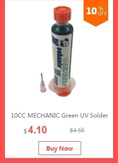 MECHANIC MCN-UV35 5 шт. высококачественный припой флюс для ремонта мобильных телефонов паяльная станция BGA процесс ремонт легко сварить