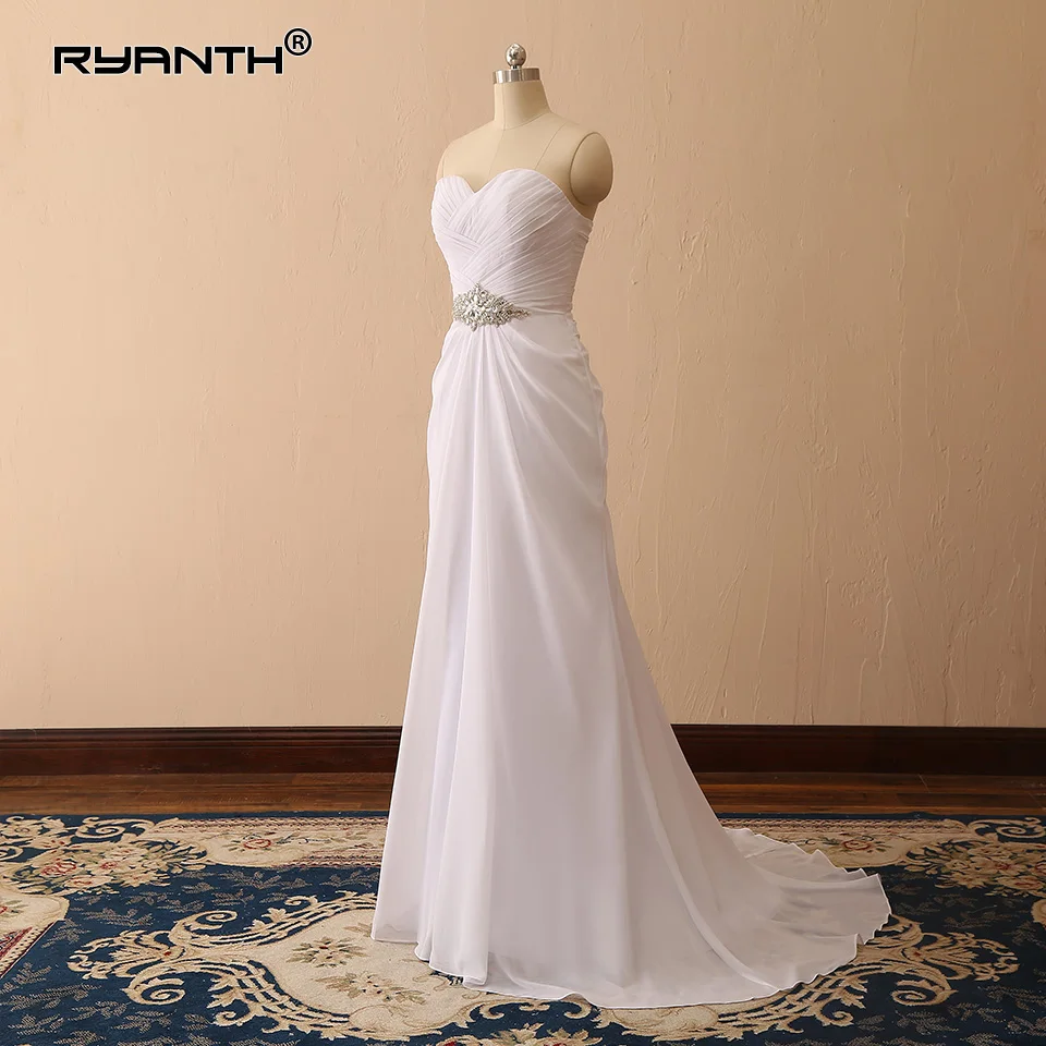 Vestido de noiva 2019 размера плюс Boho Country Beach свадебное платье в наличии Дешевое Robe mariage |
