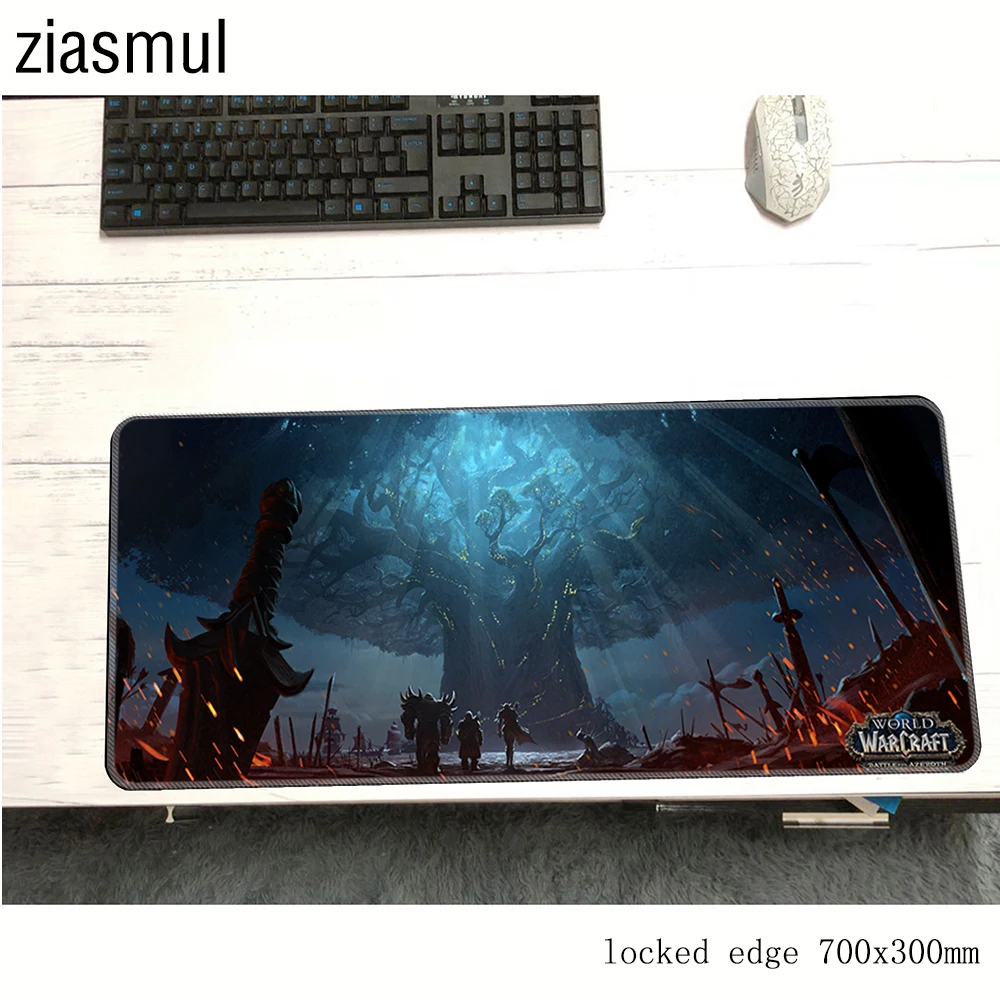 Коврик для мыши Azeroth 700x300x3 мм модный компьютерной карты игровые аксессуары 3d