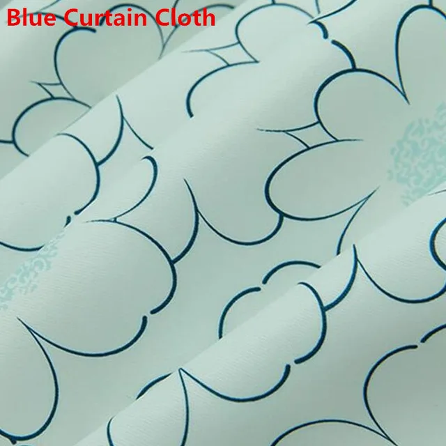 color 1 cloth Розовые шторы c цветочным принтом для детской комнаты, спальни, принцессы, девочки, милый мультфильм, пасторальный эркер, шторы JS49C - Цвет: color 1 cloth