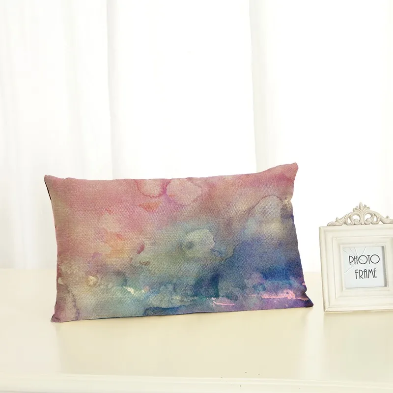 Персонализированные геометрические чехлы для подушек модные креативные