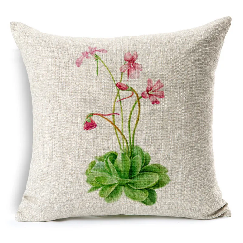 wholesale high quality wedding gift decor pillowcase Nordic Fresh green plants Refreshing home office car sofa cushion cover | Дом и сад