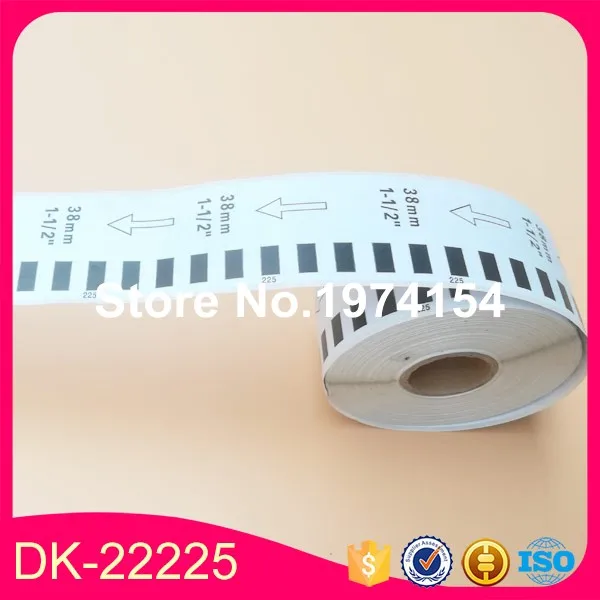 60 x рулонов этикетка для DK-22225 38 мм * 30 48 м непрерывная Совместимость DK 22225