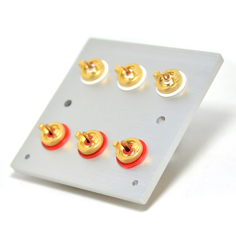 Acrolink Hi End позолоченный настенный разъем RCA|socket speaker|rca wall socketrca |