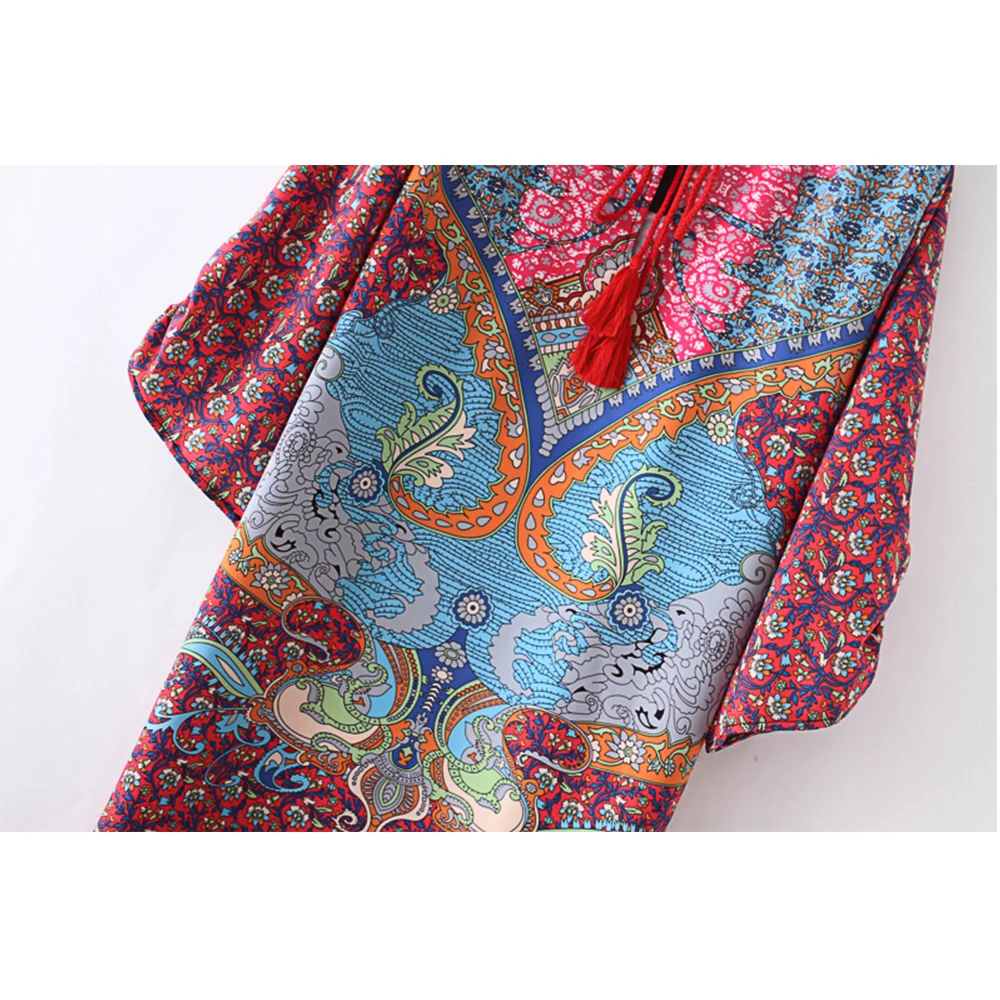 Богемное женское пляжное платье новинка 2018 летнее повседневное хлопковое модное