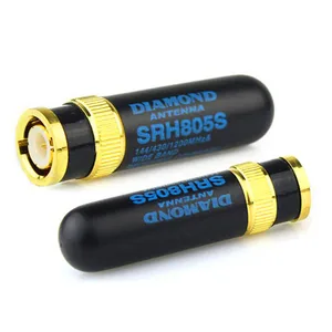 2 шт по всему миру 5 см размер SRH805-BNC 144430 МГц Двухдиапазонная Uhf Vhf двухсторонняя радио антенна