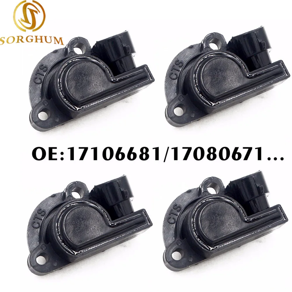 

4PCS Throttle Position Sensor TPS 17106681 17080671 17087653 1711181 For Isuzu Daewoo Chevrolet GMC Buick Pontiac Oldsmobile