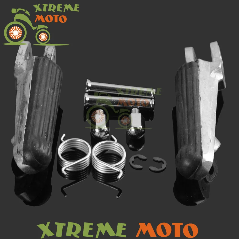 Серебряные Передние Подножки для всадника подножки педали штатив кронштейны Honda