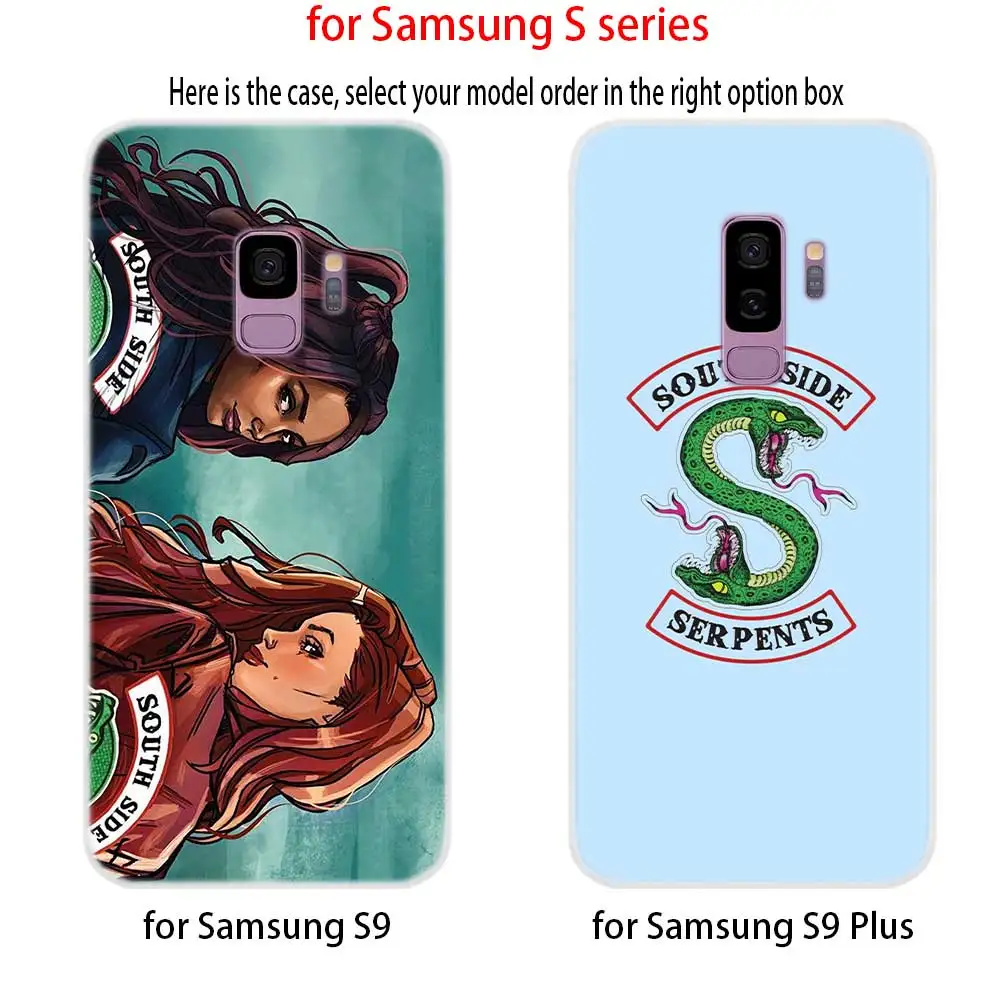 Мягкий силиконовый чехол для Samsung S30 S20 S11 S10 S9 S8 Plus lite 11e 10e Uitra S7Edge Riverdale South Side Serpents |