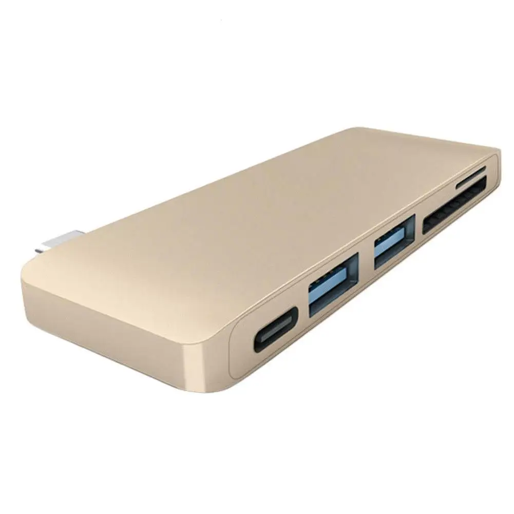 EastVita USB 3 0 Портативный Type-C 5-в-1 комбинированный адаптер концентратора и кардридер