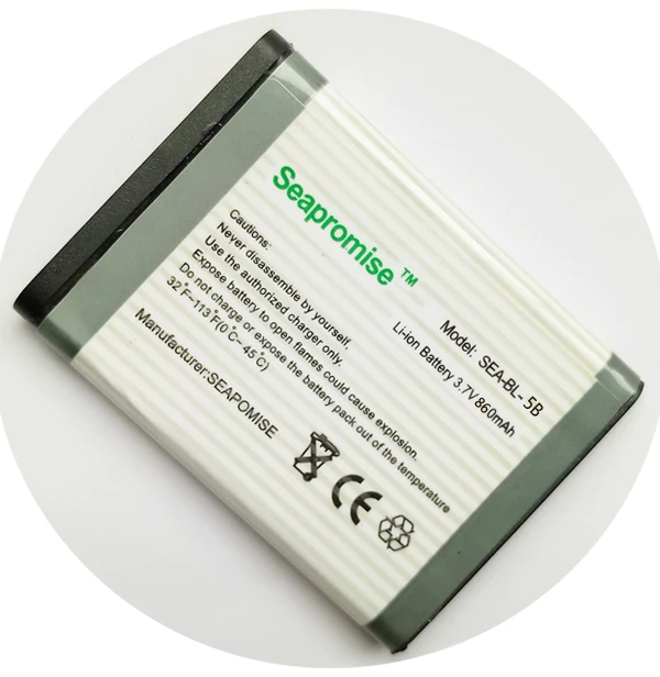 Оптовая продажа 10 шт./партия чехол для мобильного телефона батареи BL 5B BL5B NOKIA 3220 3230