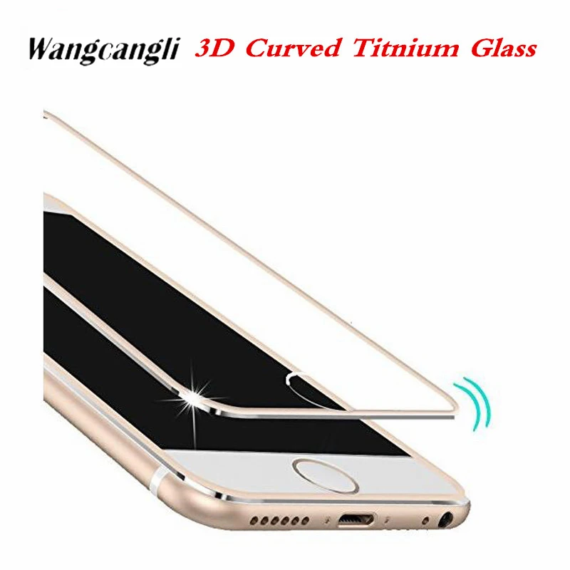 Защитное стекло 3D изогнутый дугой край закаленное для iPhone 7 7s 7Plus 8 8s Plus 9H цветов |