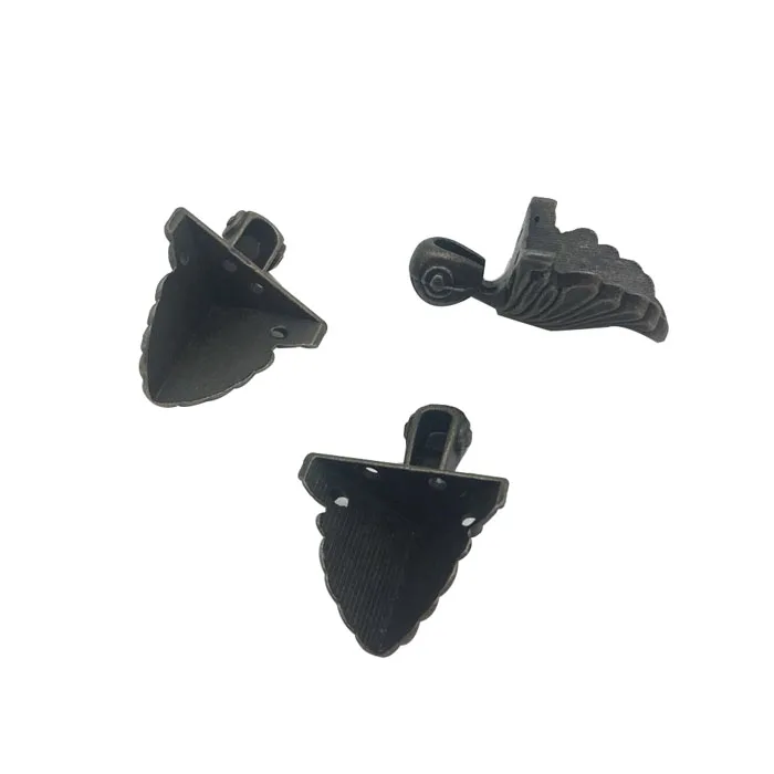 Античная латунная деревянная шкатулка для украшений 1 шт. в форме хвоста Феникса
