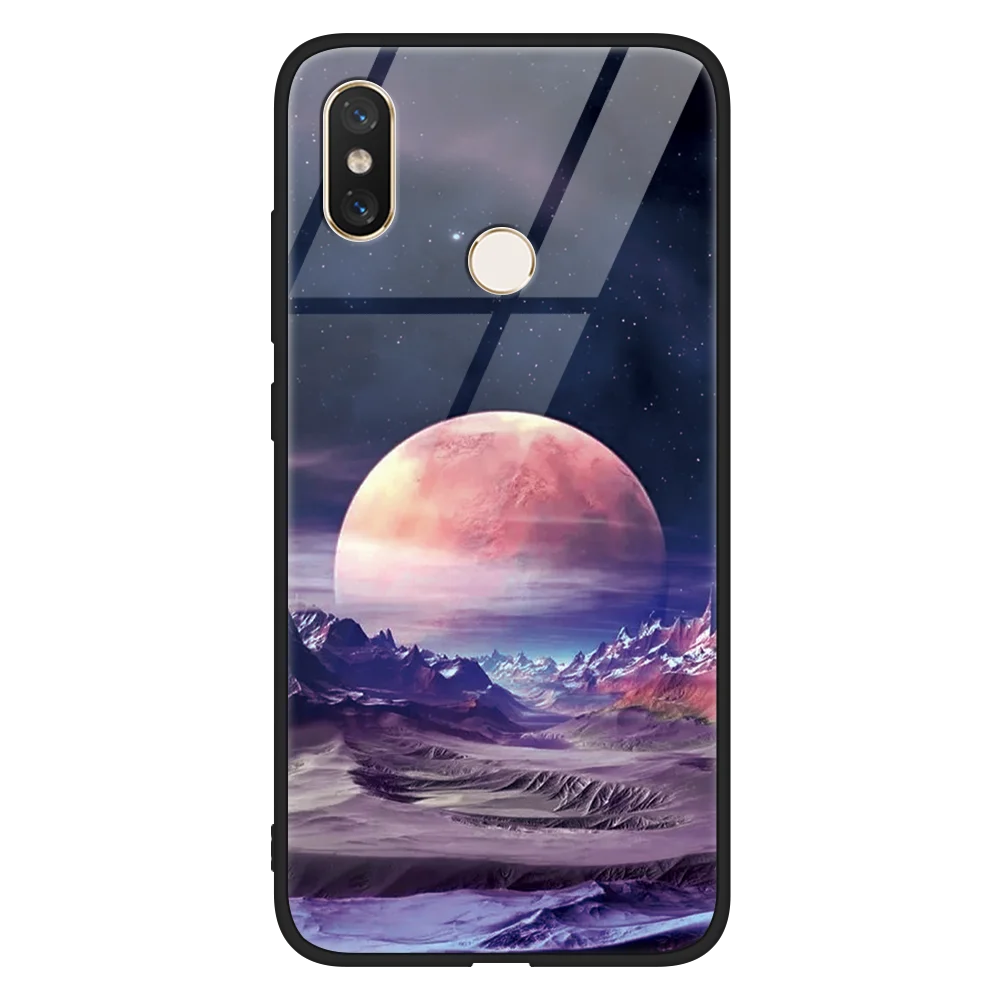 yuanyue Чехол из закаленного стекла для Xiaomi mi 9 8 9T Pro A1 A2 Lite Explorer SE mi x 2 2S 5 5S 6 Space чехол s Coque для mi Pocophone F1 - Цвет: yuanyue