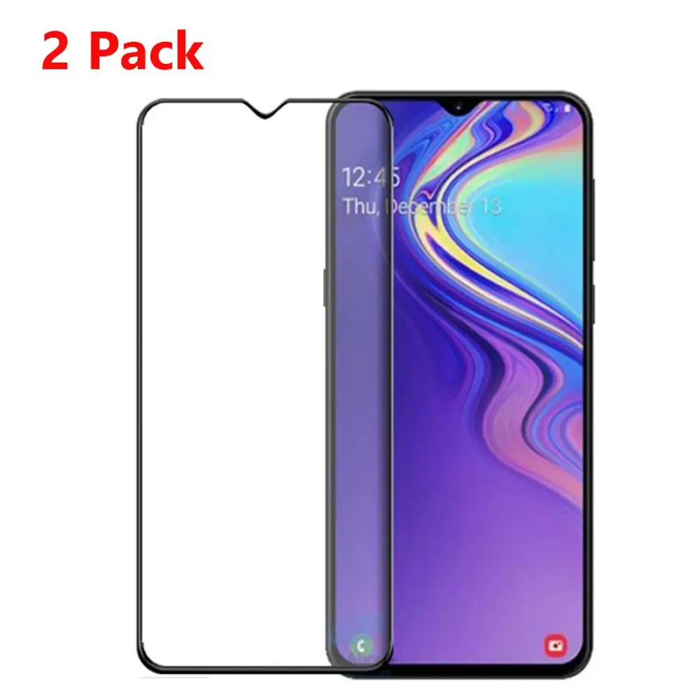 Black 2 упаковки для samsung Galaxy M20 закаленное стекло 9H Взрывозащищенная защитная пленка для Galaxy M30 M10 glass es - Цвет: Black