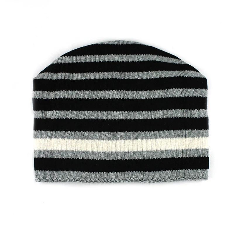 [FLB] зимняя шапка Skullies Beanies для вязаной шапки женская маска Толстая Балаклава ушанка шерстяная полосатая шапочка шапки F18057