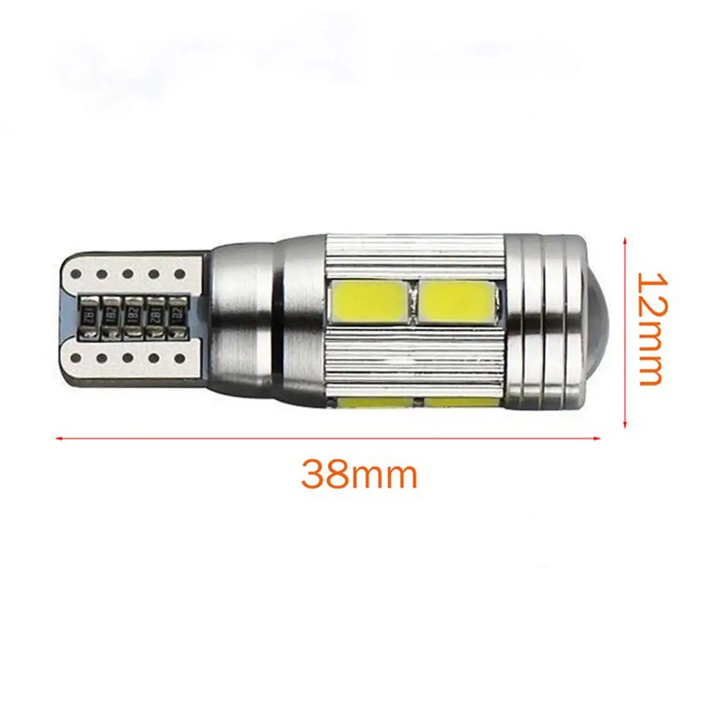 1 шт. автомобисветодиодный Светодиодная лампа T10 194 W5W 10smd 5630|car ornament|interior accessoriesauto