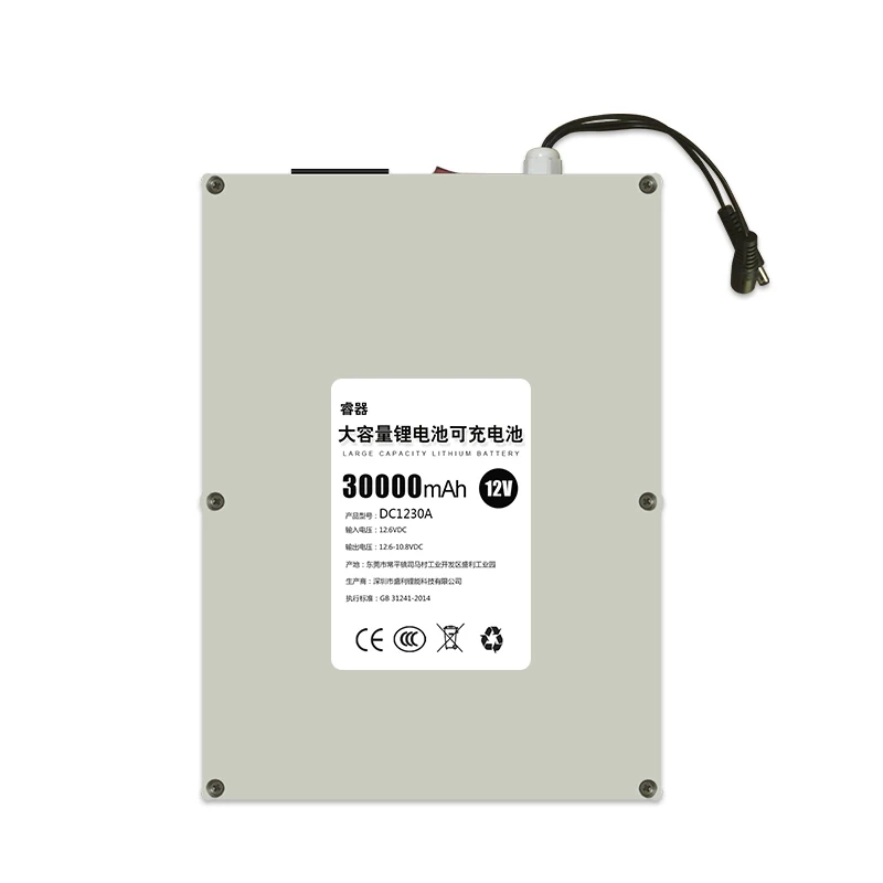С дисплеем напряжения DC12V супер перезаряжаемый полимерный литий-ионный