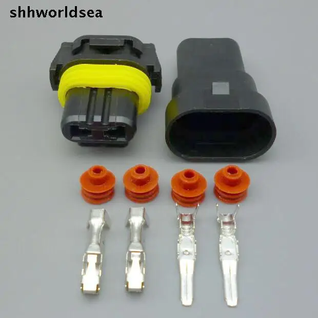 Shhworldsea 5/30/100 комплект 2 контактный HID HB3 9005 автомобильный разъем автомобильная