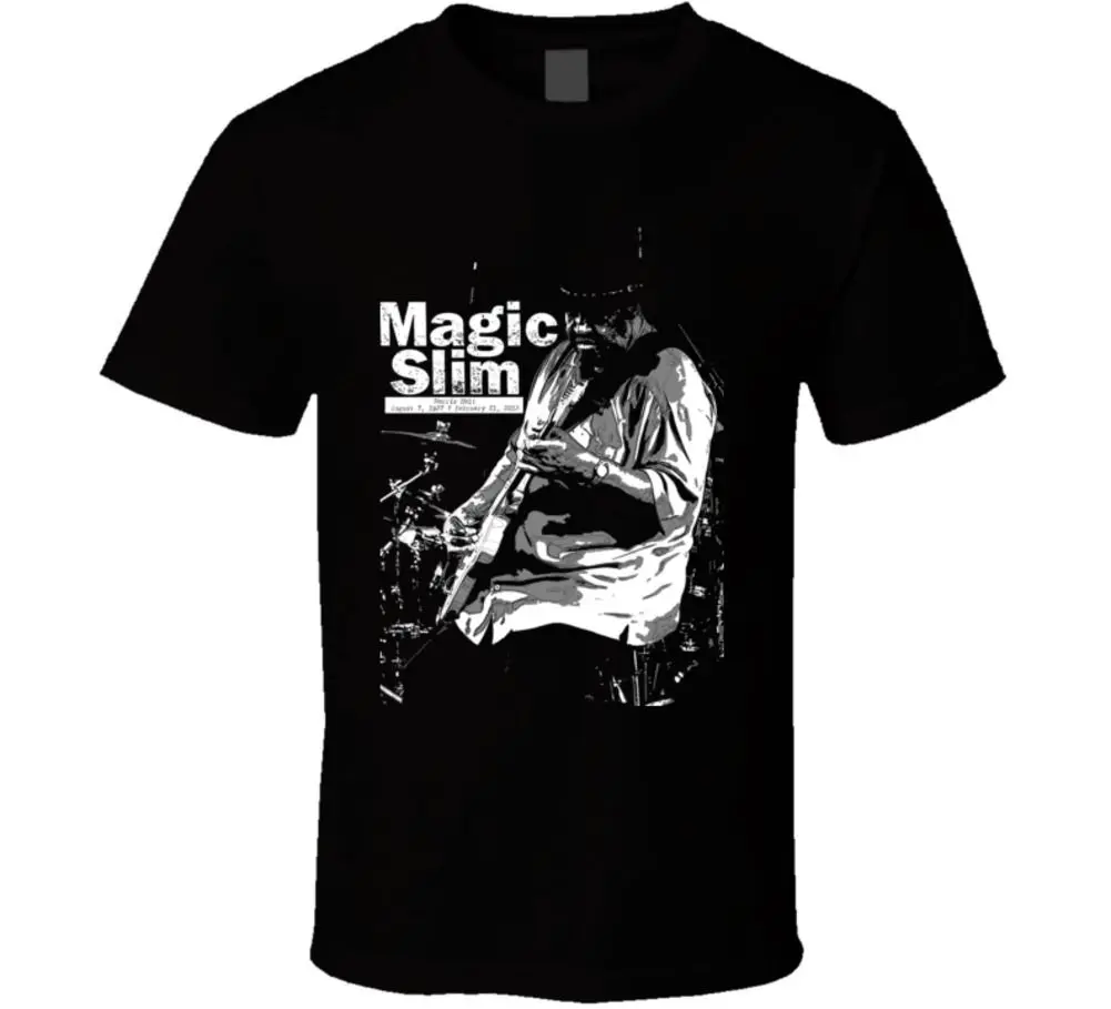 Magic Slim Blues гитарист Chicago RIP legend музыкальный фанат футболка крутая Повседневная для